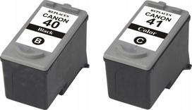 Rašalo kasetės Canon PG40 XL ir CL41XL, tinka iP1600, 1900, MP140