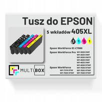 Rašalo kasetės EPSON 405XL, 5 vnt. (2 juodos, CMYK), WF-3820, WF-4820, WF-7830, WF-4830