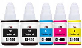 Rašalo rinkinys Canon Pixma G1400/G1411/G2400/G2411/G3400/G3411, 5 vnt.