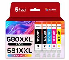 Rašalinė kasetė 580 581XXL, tinkama Pixma TS705, TS8150, TS9150, TS6350
