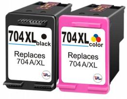 Rašalo kasetės HP 704 XL, rinkinys, Deskjet 2010, 2500, K110a, 2060, 2020, 2000