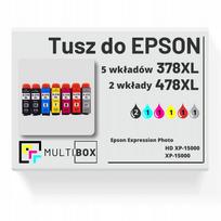 Rašalo kasetės EPSON 478XL / 378XL, 7 vnt., tinka Expression Photo XP-1500