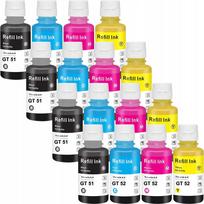Rašalo kasečių rinkinys HP Smart Tank 515/615/530/519, GT51 GT52 XL, 16 vnt., CMYK