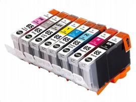 Rašalo kasetės Canon CLI-65, 8 vnt., suderinamos su Pixma Pro 200