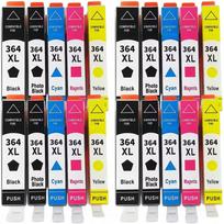 Rašalo rinkinys HP 364 XL, 20 vnt., Deskjet 3070A, Photosmart 5510, 6520, su spalvotais lustais