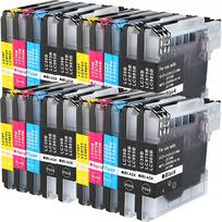 Rašalo kasetės Brother LC985, 20 vnt., XL, DCP-J125/J315W/J140W/J515W spausdintuvams