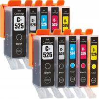Rašalo kasetės Canon Pixma IP4850, IP4950, MG5150, MG5250, MG5350, PGI-525, 526, 10 vnt., XL