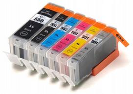 Rašalo kasetės Canon PIXMA MG7150, MG7550, MG6350, IP8750, 6 vnt.