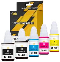 Rašalo rinkinys GI-490 XL, 5 vnt., Canon Pixma G1400/G1411/G2400/G2411/G3400/G3411/G4411