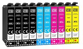 Rašalo kasetės Epson 503XL XP-5200, XP-5205, WF-2960DWF, WF-2965DWF spausdintuvams