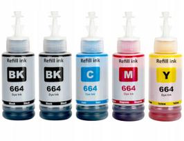 Rašalo rinkinys Epson EcoTank ITS L3070/L3060/L3050, 5 vnt., 664 XL