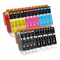 Rašalo kasetės PGI-570 XL, 20 vnt., Canon Pixma MG5750, MG6850, TS5050, 5750 XL spausdintuvams