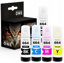 Rinkinys: 5 rašalo kasetės EPSON 664 XL, tinka EcoTank L3060, L3050, L210