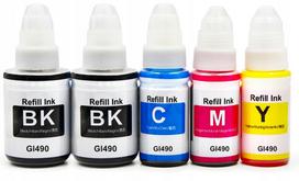 Rašalas spausdintuvui Canon GI-490, tinka PIXMA G1400, G2400, G3400, G3410, G3411