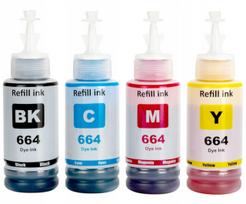 Rašalo komplektas 4 vnt. Epson EcoTank ITS 664, L3070/L3060/L3050 spausdintuvams
