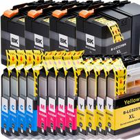 Rašalo kasetės LC-525XL, LC-529XL, 16 vnt., Brother MFC-J200, DCP-J100, DCP-J105 spausdintuvams
