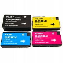 Rašalo kasetės HP 953 XL, 4 vnt., OfficeJet 7720/7730/7740/8210/8710/8720/8730/8740