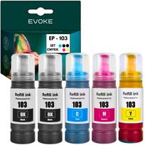 Rašalo kasetė Epson 103, 5 vnt., Ecotank L3251/L3250/L3150/L3151/L3260/L3256 spausdintuvams