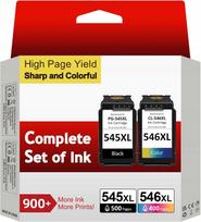 Rašalo rinkinys Canon PG 545/546 XL, tinka TS3350, TS3150, iP2850, MG2450, MG2550s