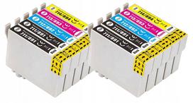 Rašalo kasetės Epson T0711, T0891, S21, D92, SX100, SX115, SX210, 10 vnt.