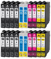 Rašalo kasetės EPSON Stylus SX215, SX218, D78, DX7450, 20 vnt.