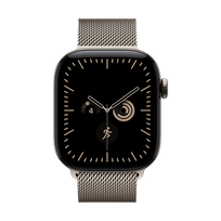 Apple Watch Series 12 GPS+LTE išmanusis laikrodis 46, Natural Titanium, Milanese Loop | M/L