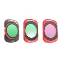 Sunnylife CPL, ND16 ir 1/4 Black Mist filtrų rinkinys DJI Osmo Pocket 4 ir Pocket 3
