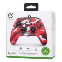 PowerA Enhanced Wired Controller For Xbox Series X/S Red Camo