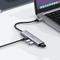 UGREEN HUB CM473 USB-A Grey