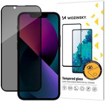 Wozinsky Anti Spy Tempered Glass iPhone 16e/ 14/ 13/ 13 Pro Black