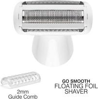 RIO SHTR-EU/1.3 Go Smooth 4-In-1 Lady Shaver  AND amp; Bikini Trimmer, White
