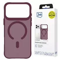 3mk Protection Apple iPhone 17 Pro Max/ 18 Pro Max - 3mk Smoke MagCase Burgundy