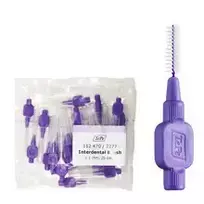 Tepe Interdental Brush Normal (1.1 mm purple 25 pcs) - Interdental brushes