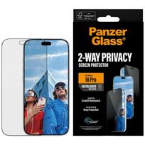 PanzerGlass 2-Way Privacy Screen Protector Ultra-Wide Fit EasyAligner for iPhone 18 Pro
