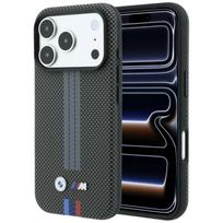 BMW M Quadrille Kevlar Tricolor Print Lines MagSafe Case for iPhone 18 Pro Max / 17 Pro Max anthracite