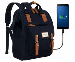 Himawari®️ Didelis miesto kuprinė su Usb, talpi, vandeniui atspari
