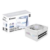 GIGABYTE AORUS ELITE P1000W ICE V2 Power Supply Unit - PCIe 5.1, 80 PLUS Platinum, Fully modular design, 120mm Fan, ATX 3.1 compatible, EU Plug