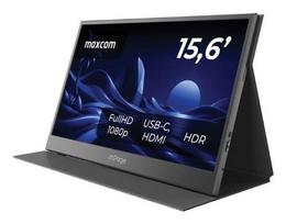 Maxcom MPAGE15 computer monitor 39.6 cm (15.6") 1920 x 1080 pixels Full HD LED Grey