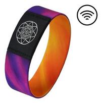 Carneo 8588010359513 smart wearable accessory Payment bracelet Purple, Orange Nylon