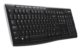 LOGITECH Wireless Keyboard K270, black, retail
