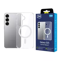 3MK EverClear MagCase, skirta Samsung Galaxy S25 - permatomas