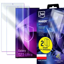 3MK PROTECTION Samsung Galaxy S23 Ultra - 3mk Hardy ARC+ Screen Protector Film (2 Pack)