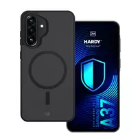 3MK Hardy Hazy MagCase skirtas Samsung Galaxy A37, juodas