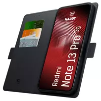 3MK PROTECTION Hardy Foldy Case, skirta Xiaomi Redmi Note 13 Pro 5G - juoda
