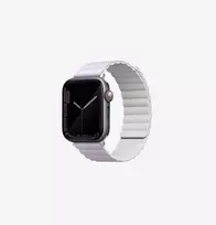 UNIQ Revix Reversible Magnetic Watch Strap for Apple Watch Series 1/2/3/4/5/6/7/8/9/SE/SE2/SE3 38/40/41mm, Lilac/White