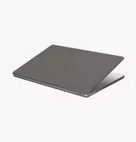 UNIQ Claro Hard Shell Case, skirta MacBook Air 13 colių M2 2022 / M3 2024 / M4 2025 / M5 2026, Smoke Grey