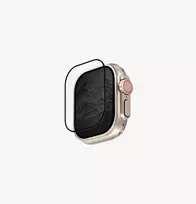 UNIQ Optix Vivid Apple Watch Ultra 49mm Clear Tempered Glass Screen Protector with Applicator