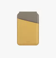 UNIQ Lyden DS Magnetinė piniginė su telefono stovu RFID Canary Yellow / Flint Grey