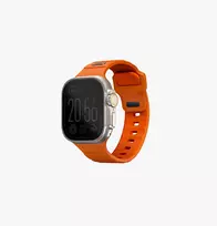 UNIQ Stride Apple Watch Series 1/2/3/4/5/6/7/8/9/SE/SE2/SE3/Ultra/Ultra 2/Ultra 3 42/44/45/49mm FKM Rubber Strap Volt Orange