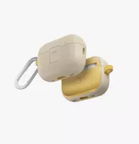 UNIQ Clyde Lock Case for AirPods Pro 2 (2022/2023) - Ivory/Canary Yellow